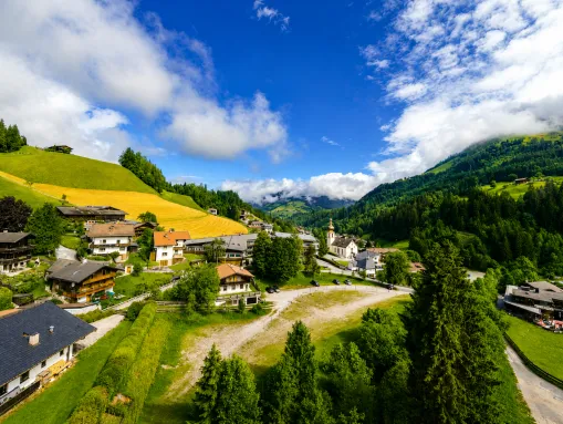 Das traditionsreiche Bergdorf Auffach am Talschluss der Wildschönau