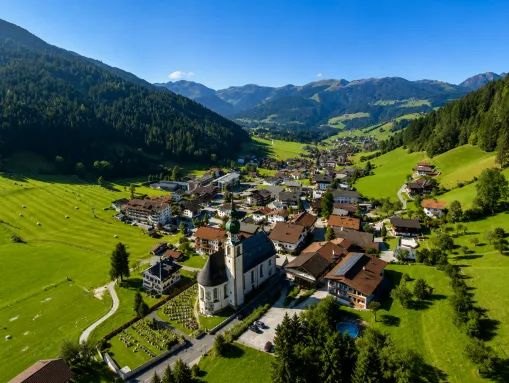 Wildschönau - ein Hochtal mit vier Orten in den Kitzbüheler Alpen in Tirol 