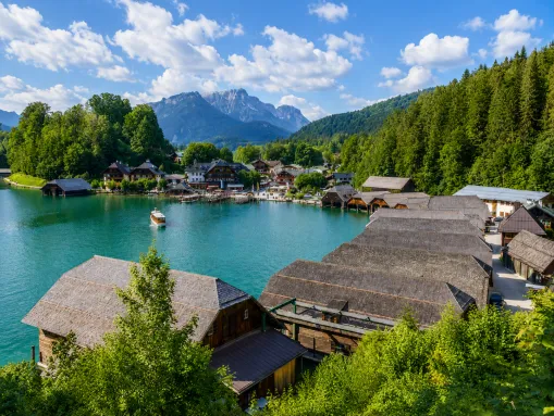 Schönau am Königssee in den Bayerischen Alpen