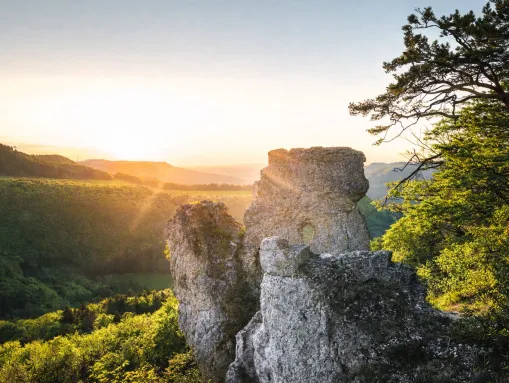 Spektakuläre Landschaft rund um Albstadt