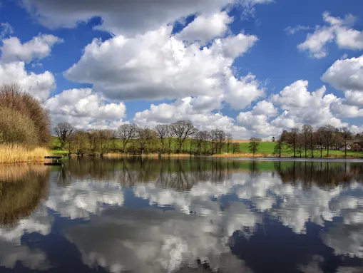 Der Pohlsee nördlich des Brahmsees
