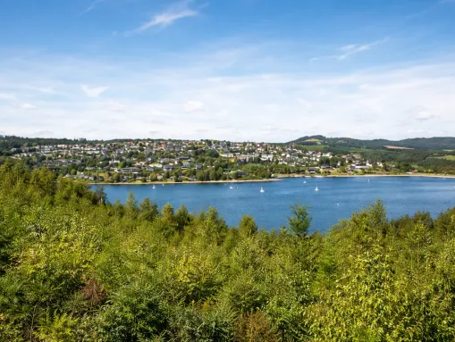 Blick auf den Sorpesee