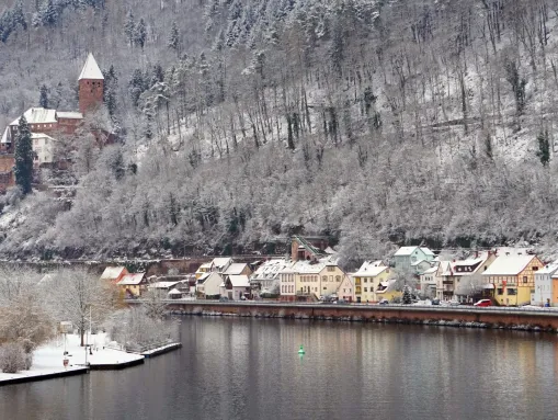 Zwingenberg im Winter 